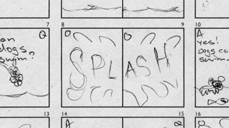 Who can swim? A childrens' book