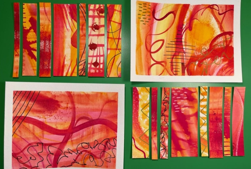 Peerless watercolor abstracts