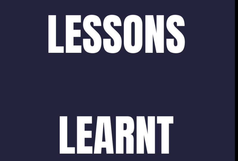 Airbnb Lessons Learnt