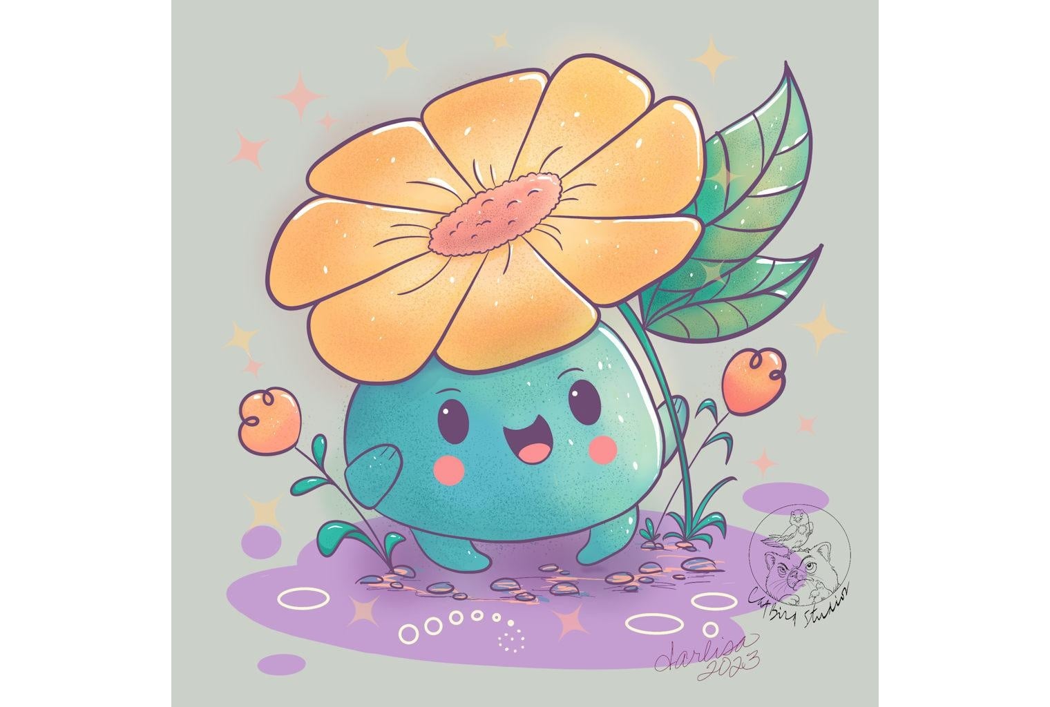Flower Dude - student project