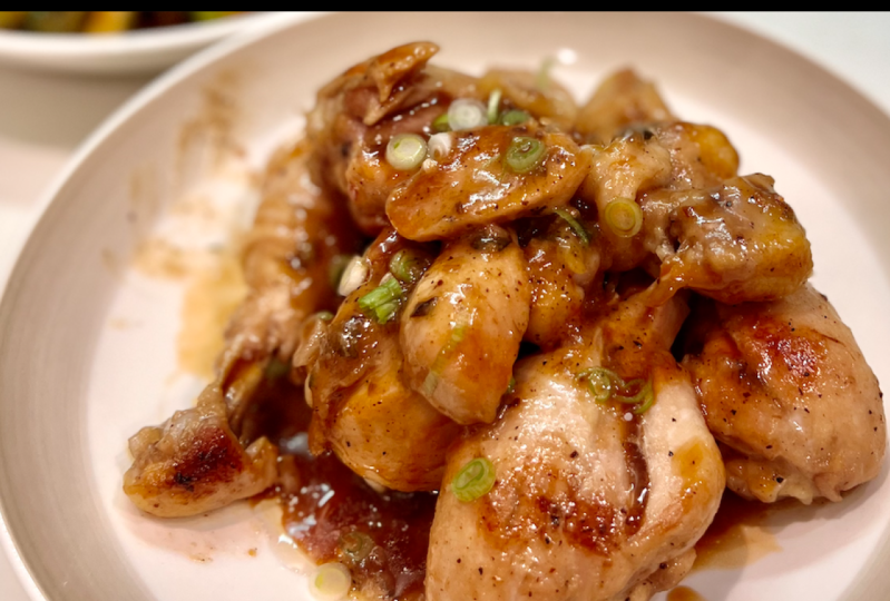 Miso flavored chicken drumsticks