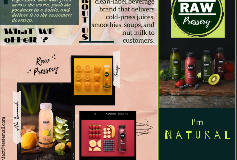 cold-press Juices Brochure