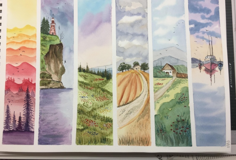 Bookmark Painting