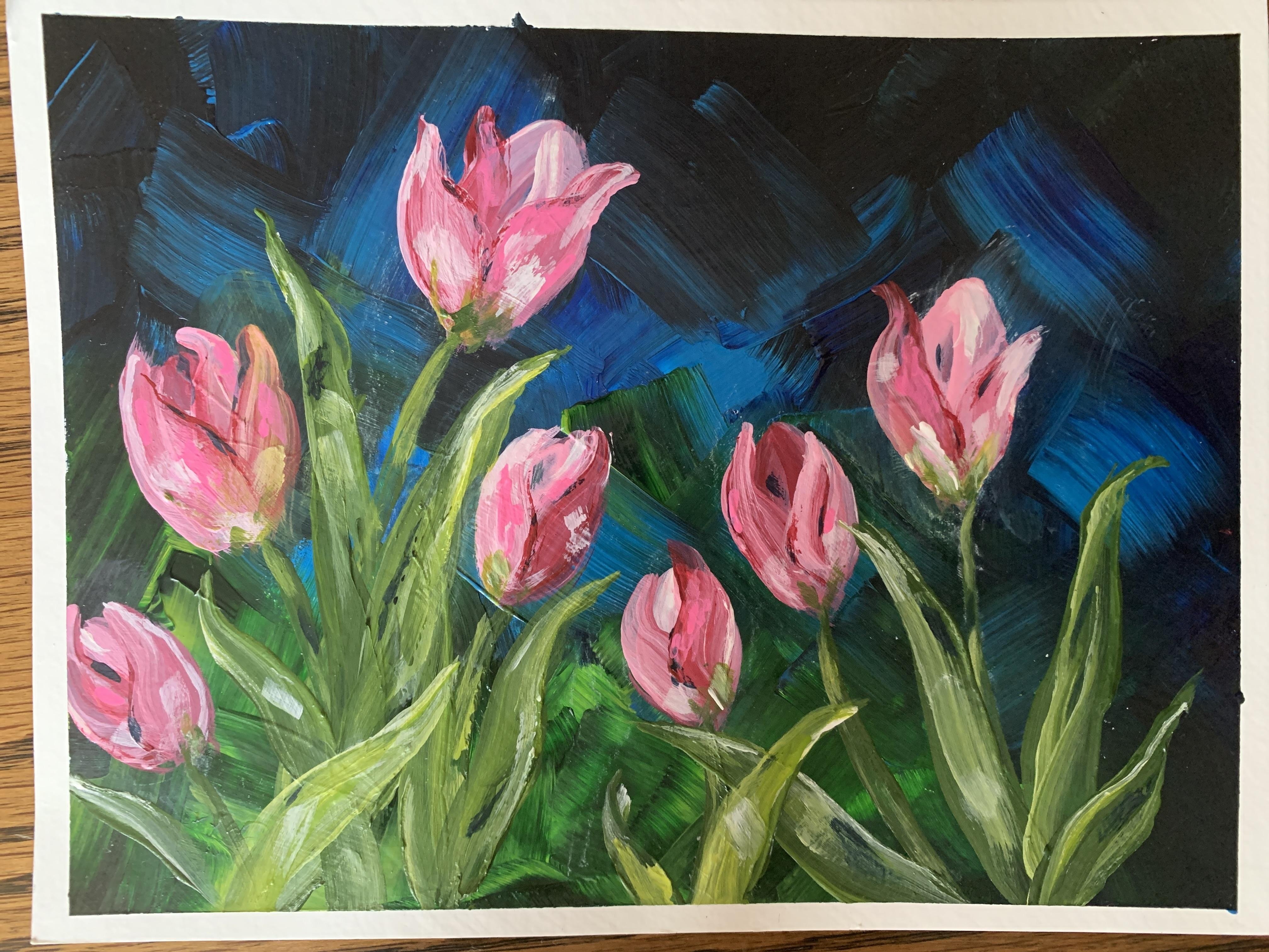 Dreamy Tulips - student project