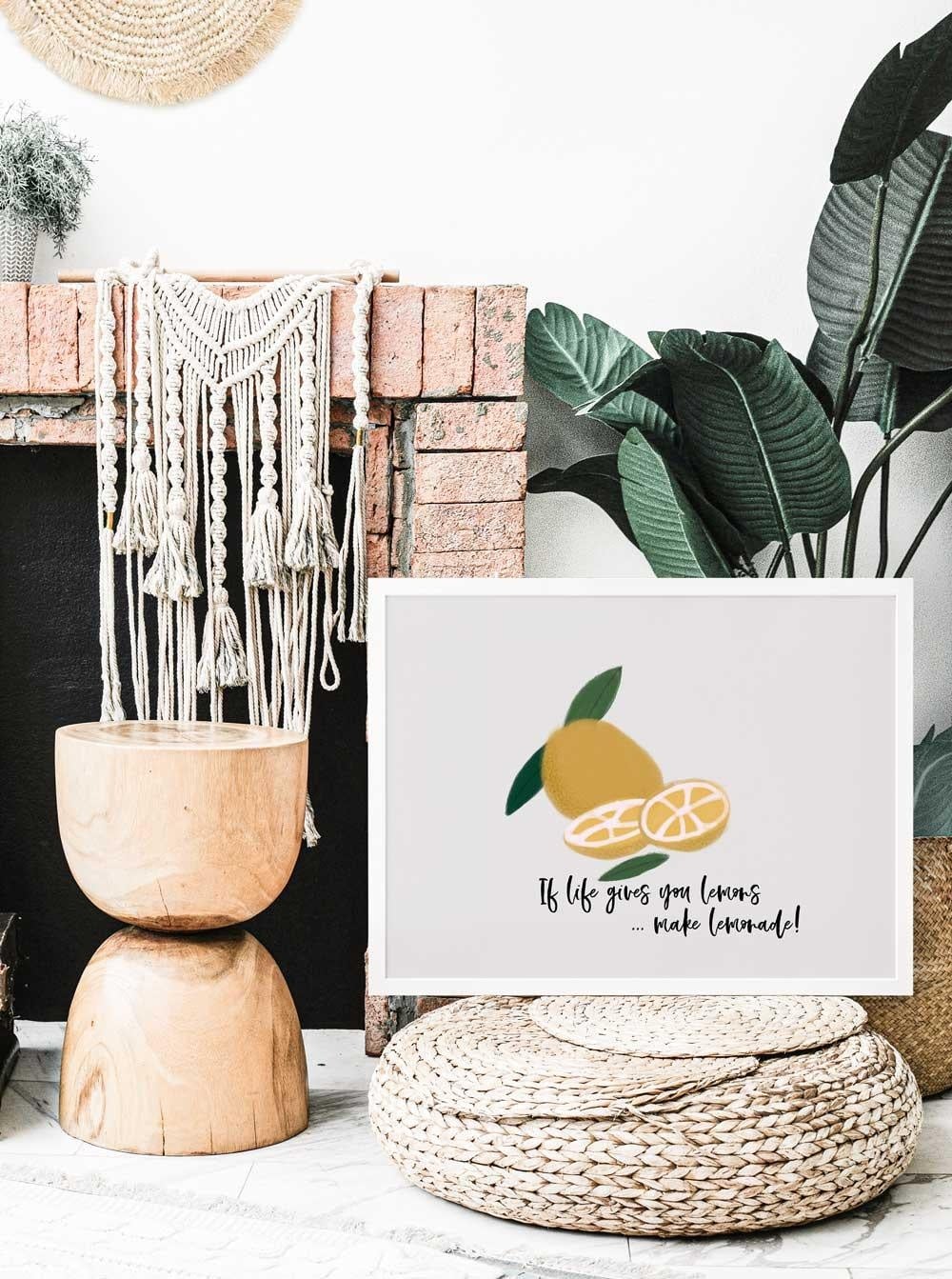 If life gives you lemons, make Lemonade! - student project