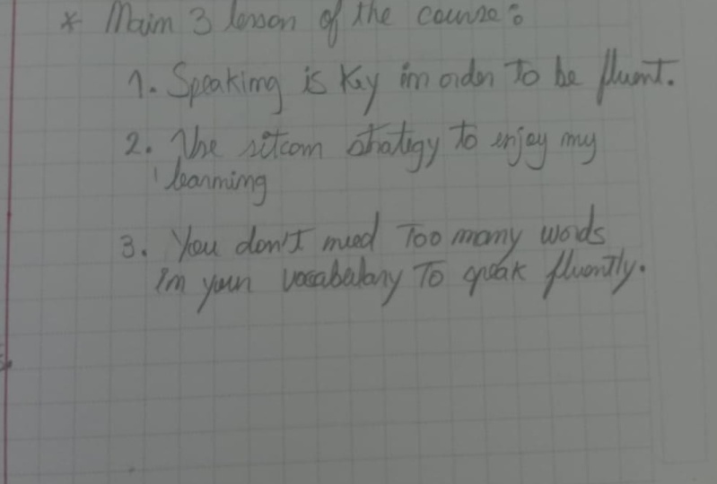 Learning English