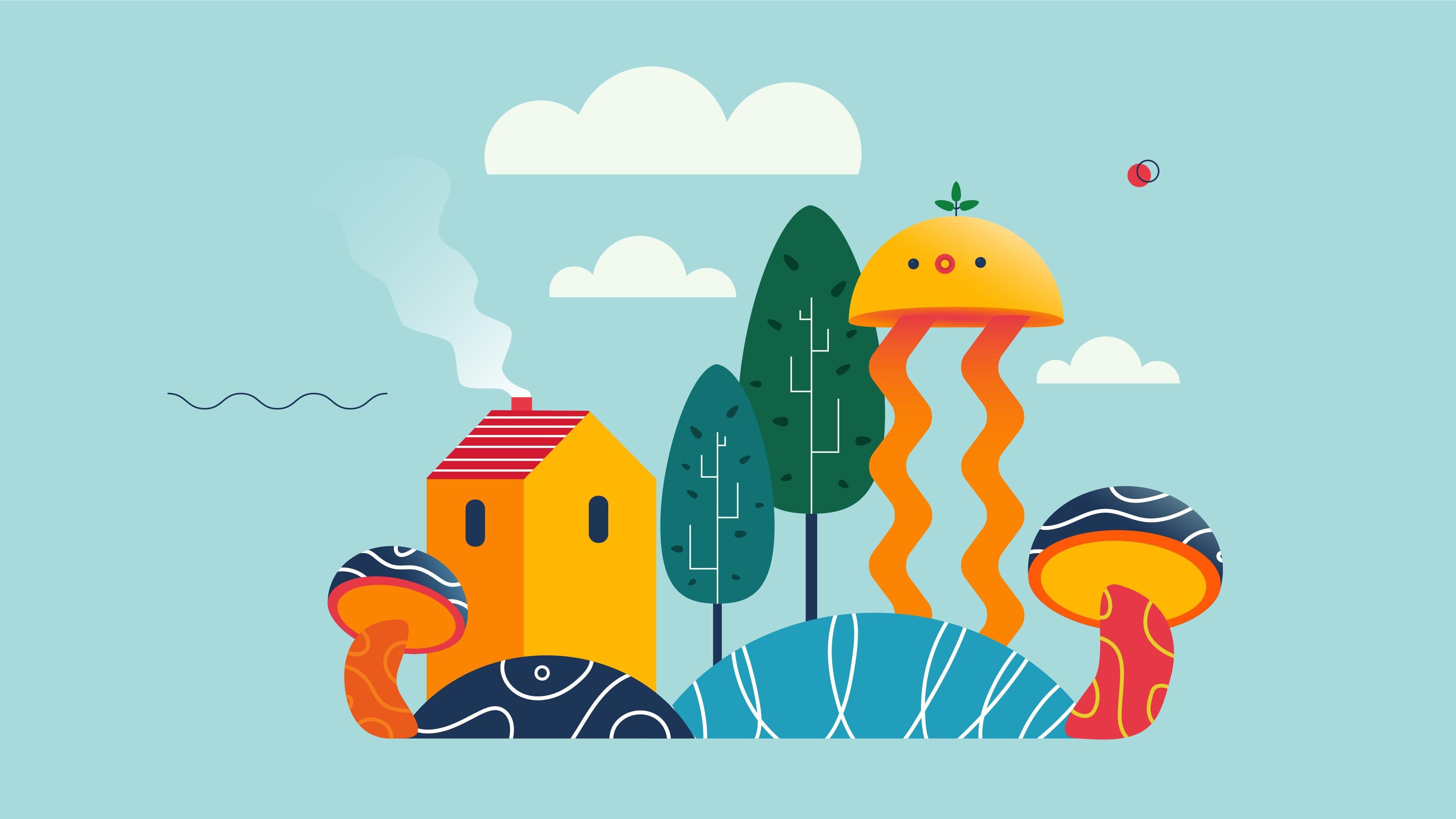 Vector illustration project - student project