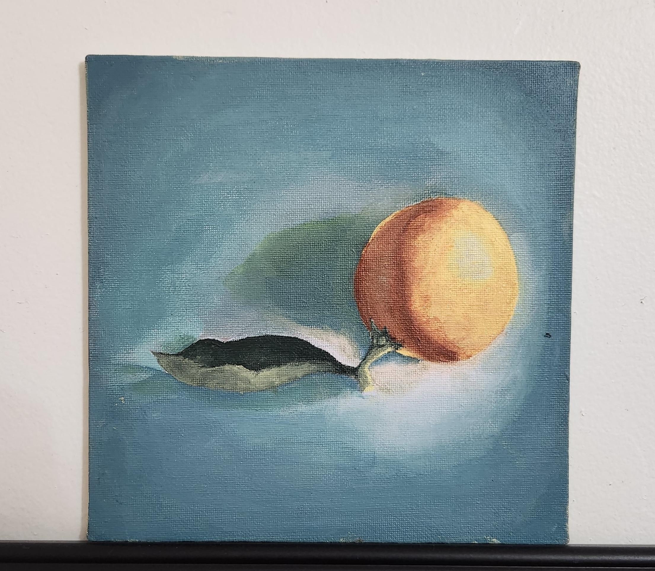 Beginner's Acrylic Painting-lemon - student project