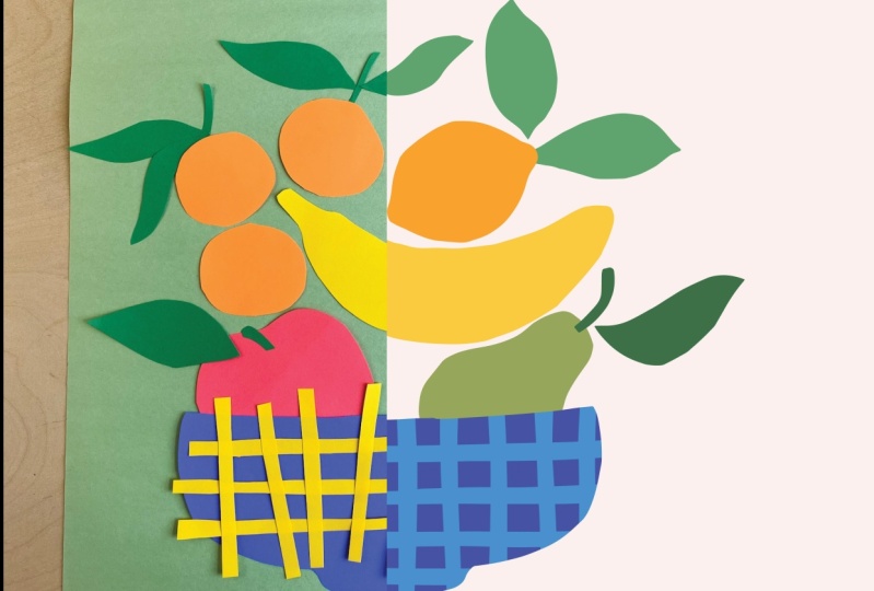 Mixed Fruit Digital Collage