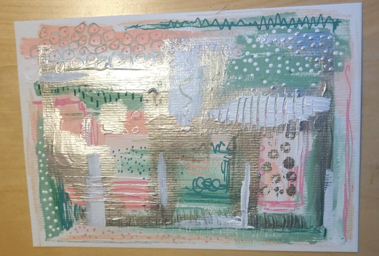 Spring Themed Abstract Mosaic - student project