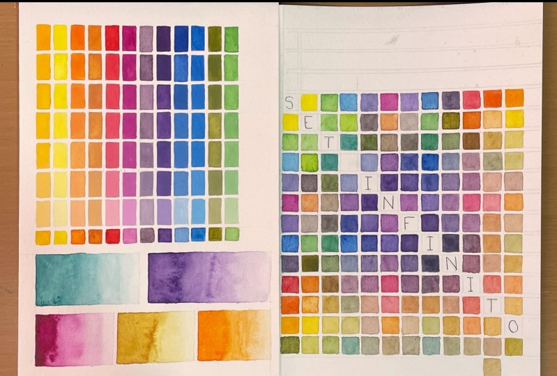 gouache and tone from primary colors