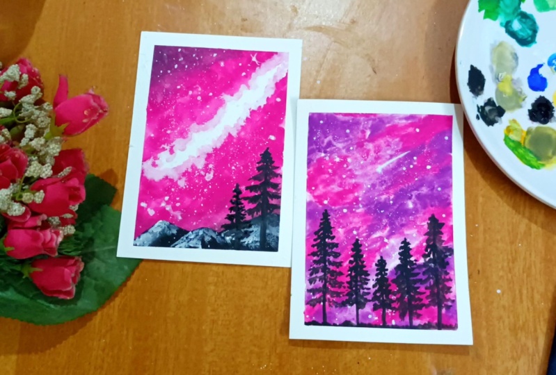 Galaxy paintings