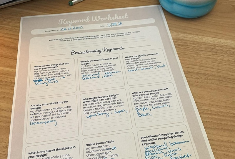 Keyword Worksheet