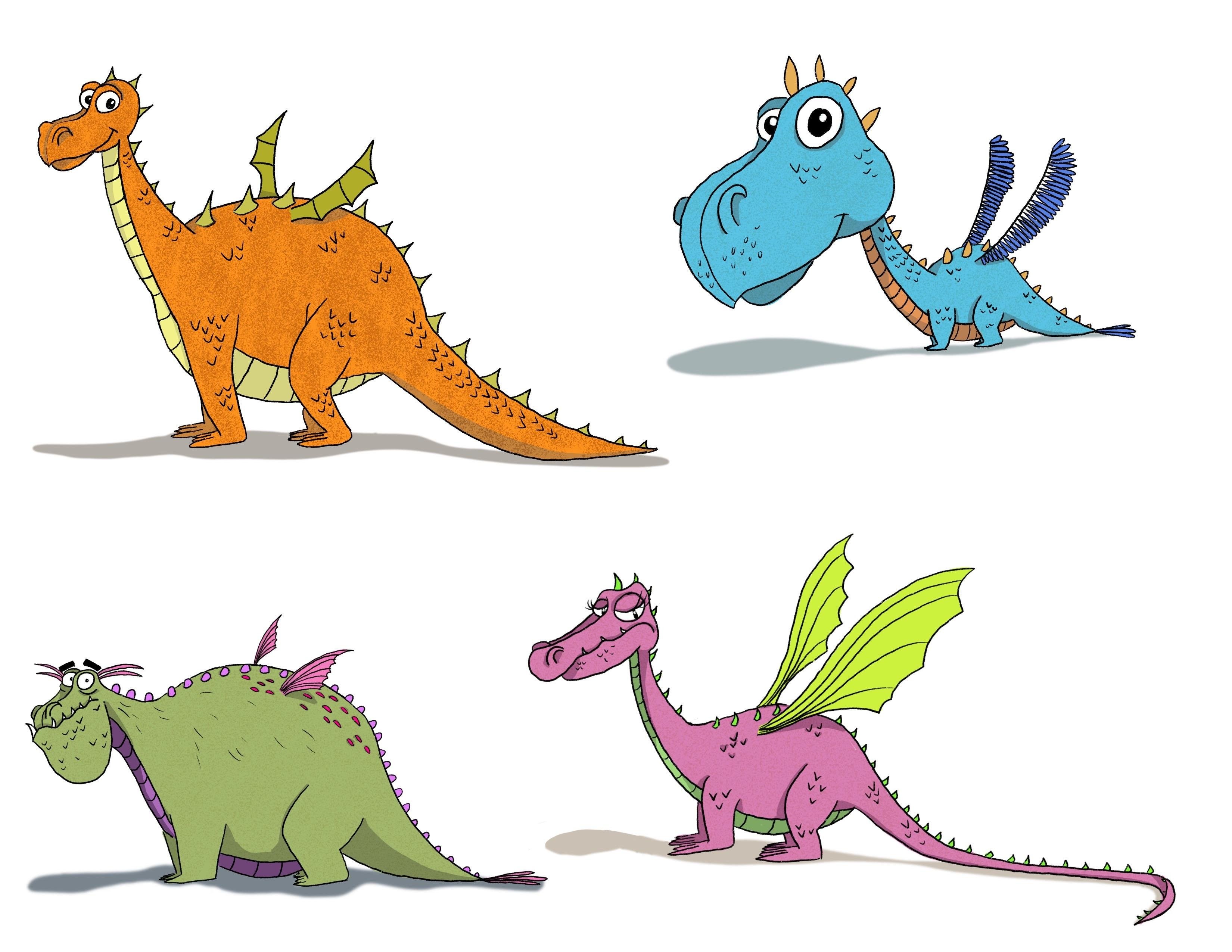 Wie zeichnet dein Drachen aus | Maria Avramova | Skillshare, image size:3300x2550