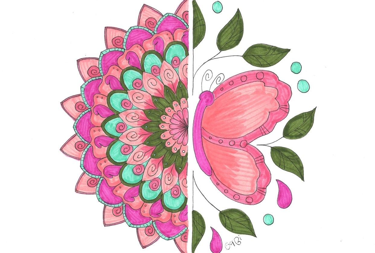 Mandala Mariposa - student project
