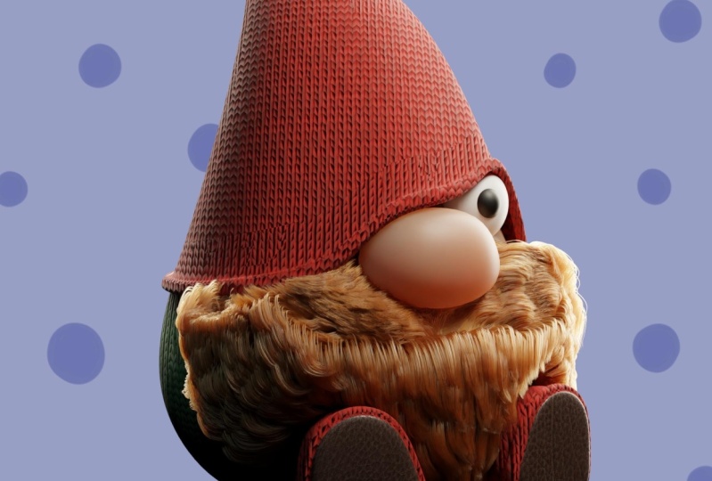 Gnome with eyes