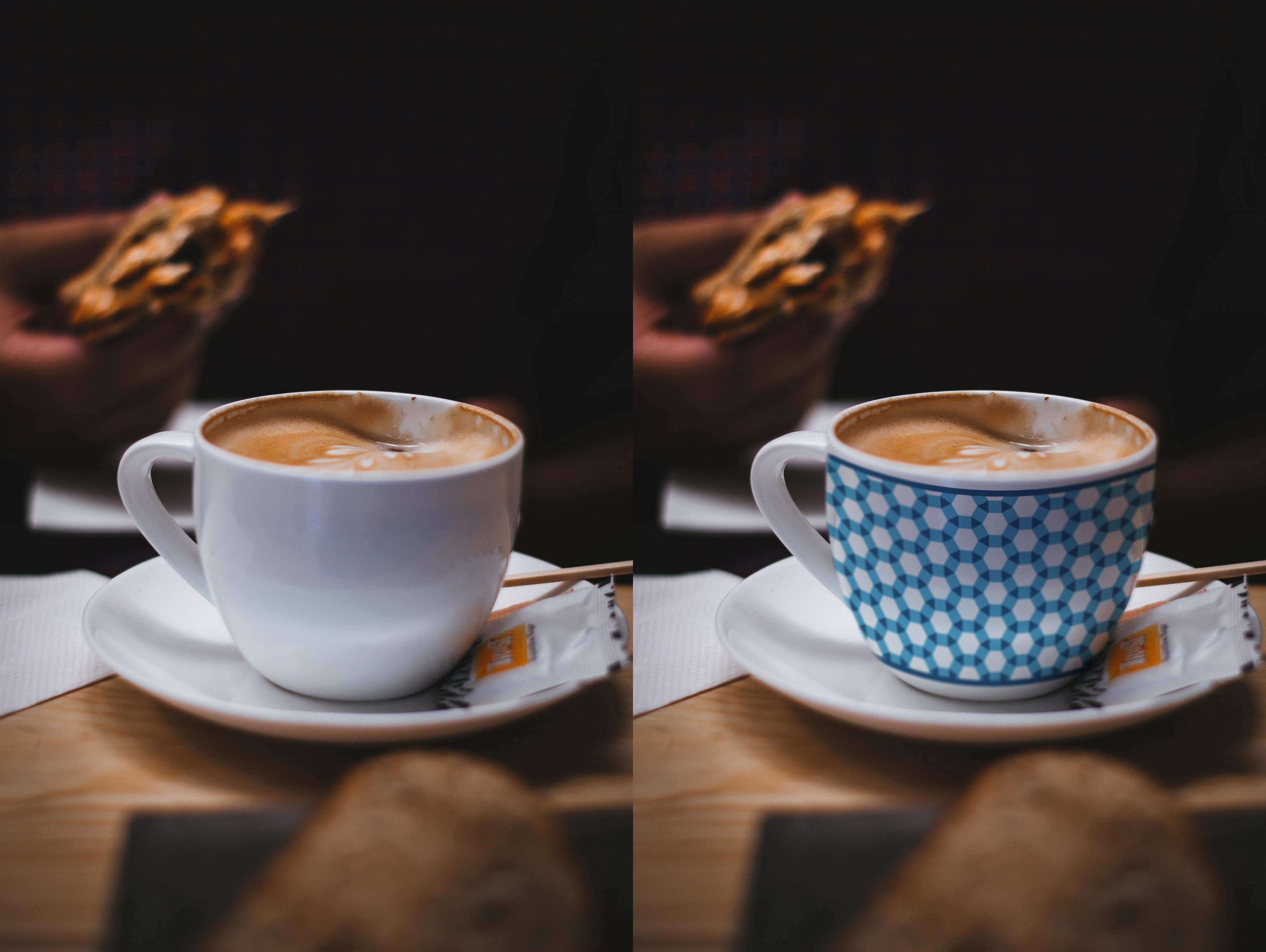 Adjusting focus in mockups - student project