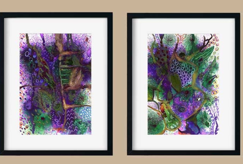 Watercolor Powder - Intuitive Abstracts