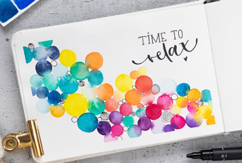 Relaxing Watercolor Class