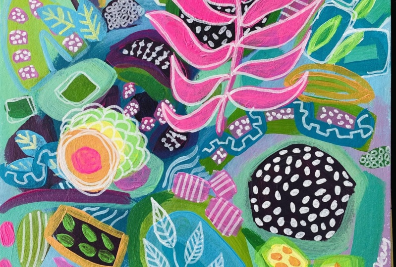 Garden Party Abstract