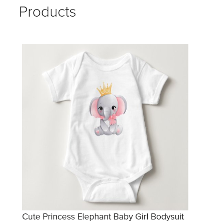 baby bodysuit - student project