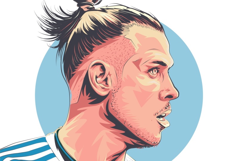 Gareth Bale illustration
