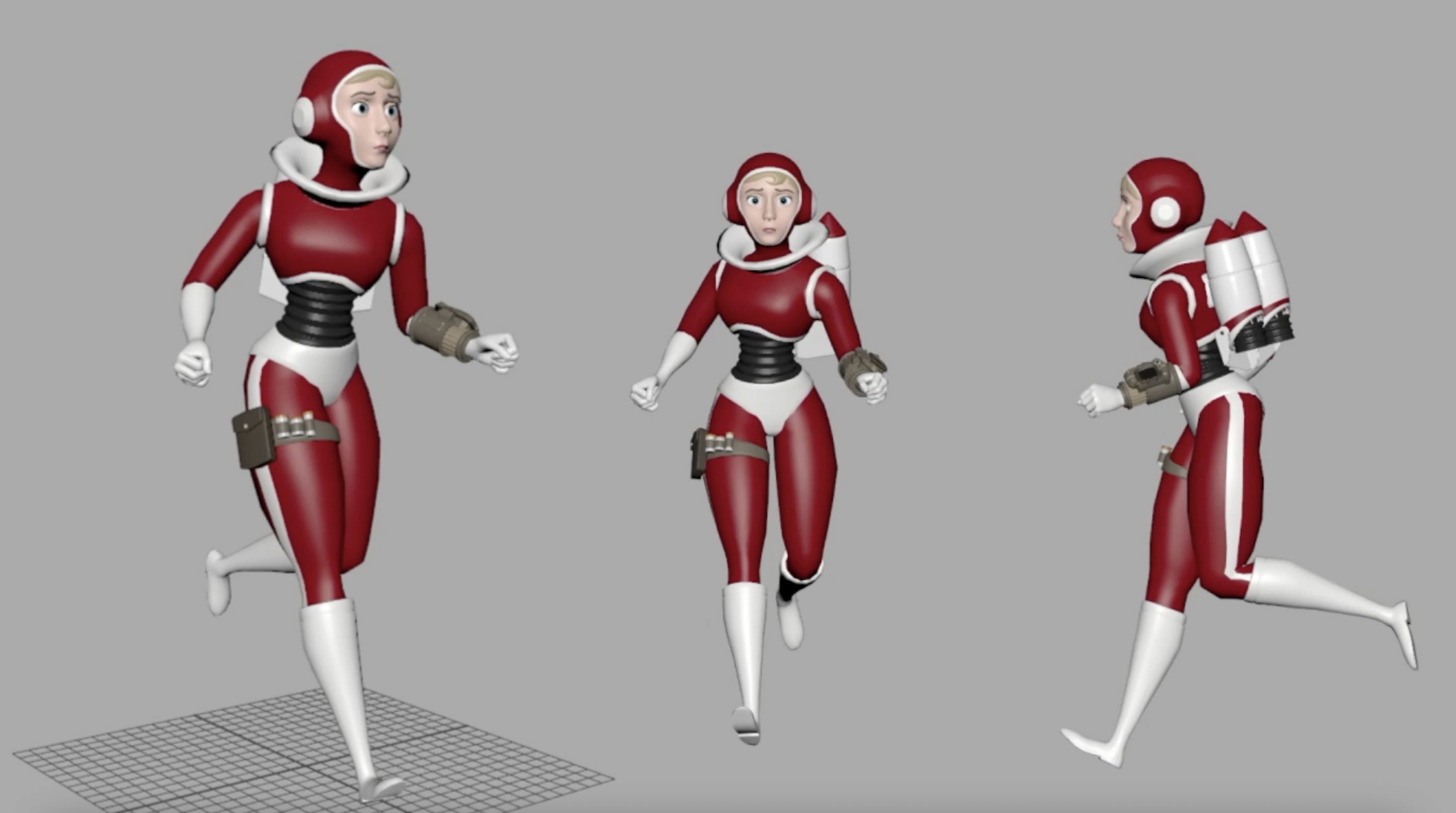 Run Cycle Animation - student project