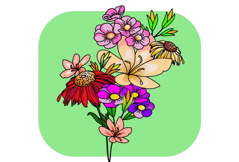 Affinity Designer 2 for iPad: Birth Month Flowers