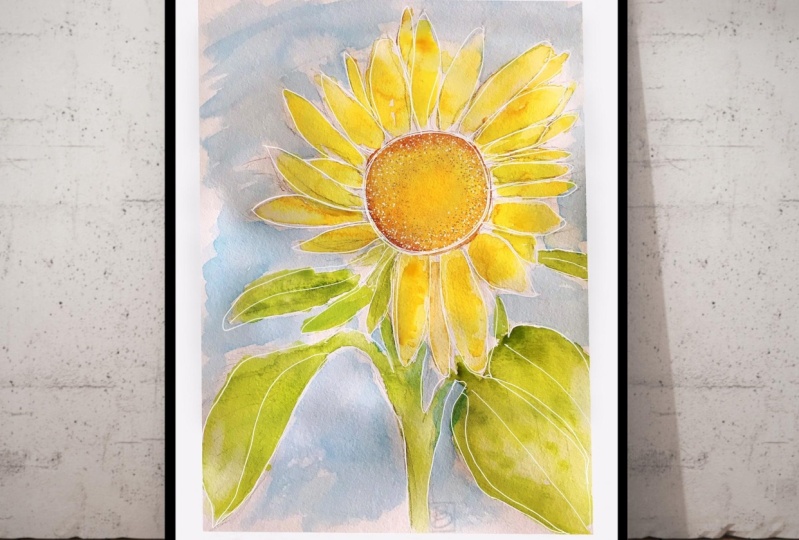Sunflower for Peace in Ukraine