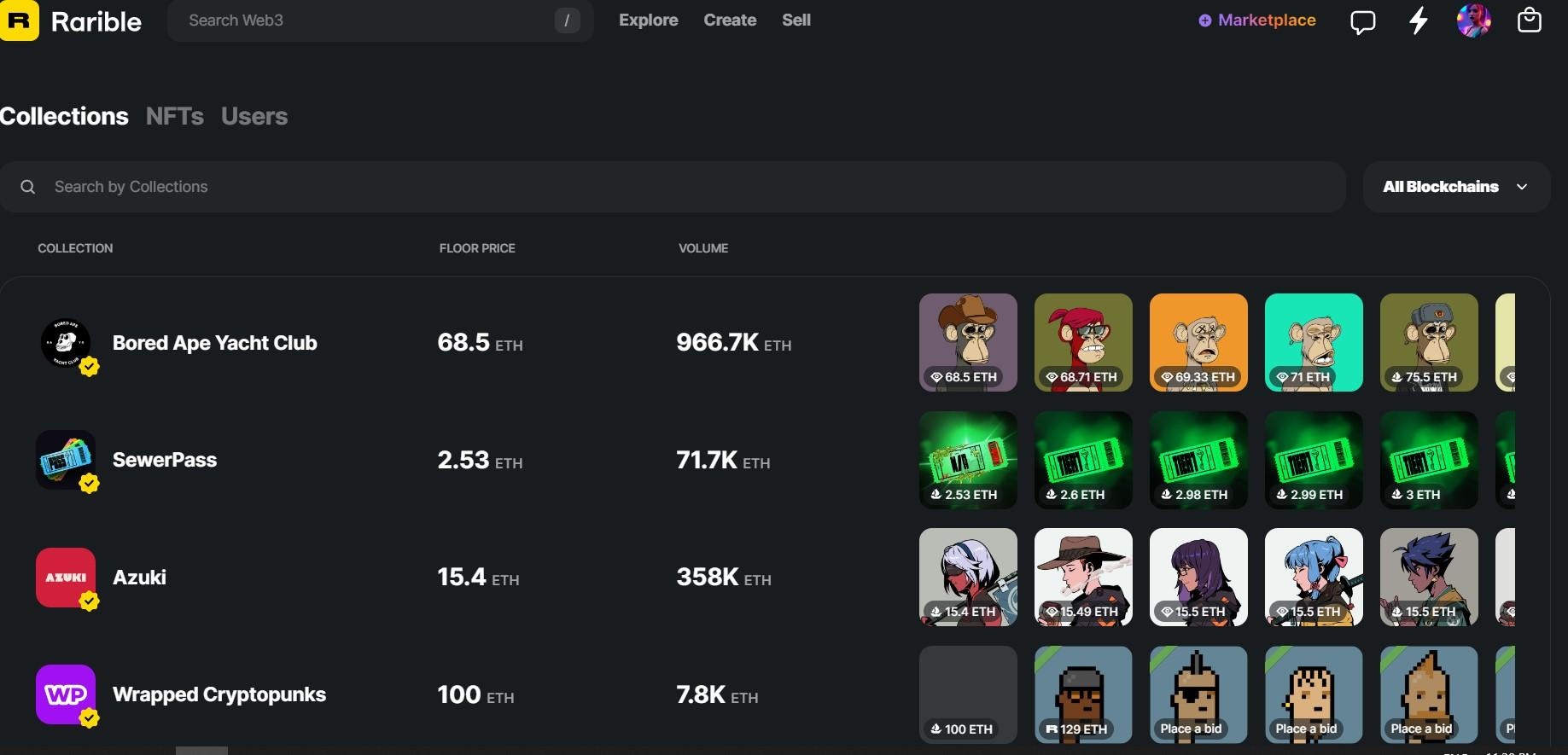 NFT Account - student project