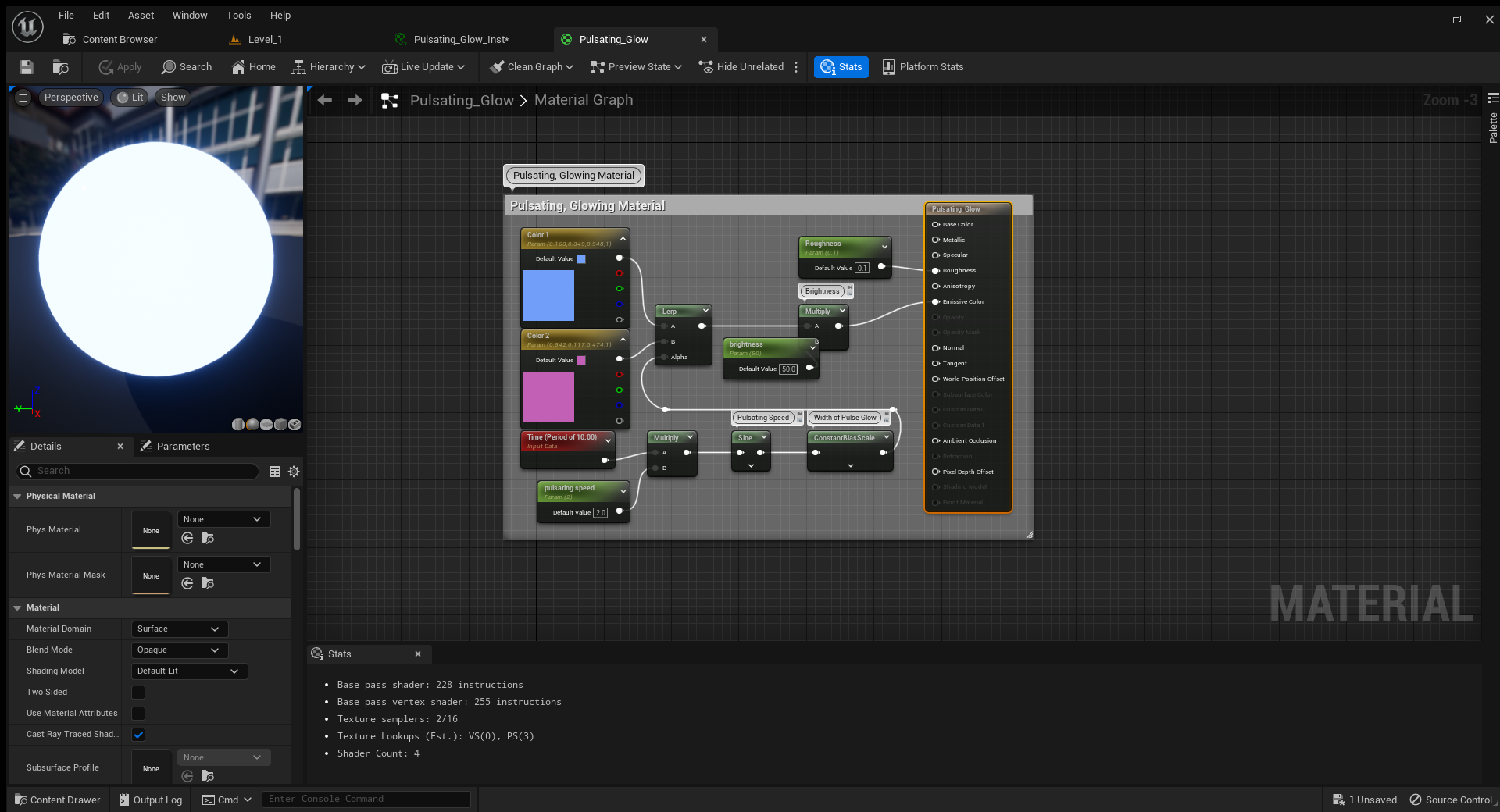 Additionally Glow - student project