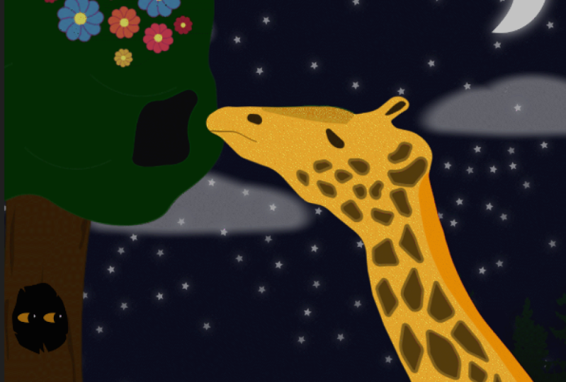 Giraffe Looping Animation