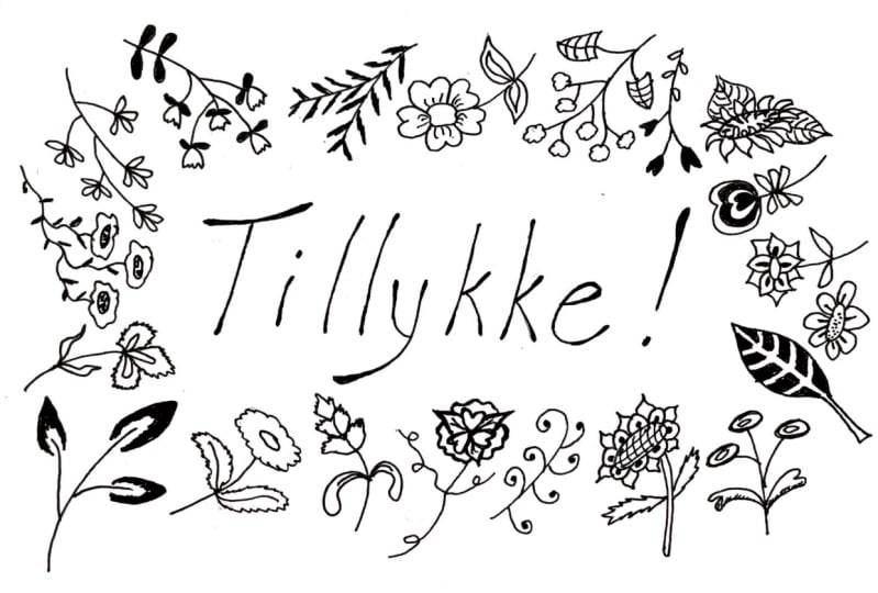 My doodle card