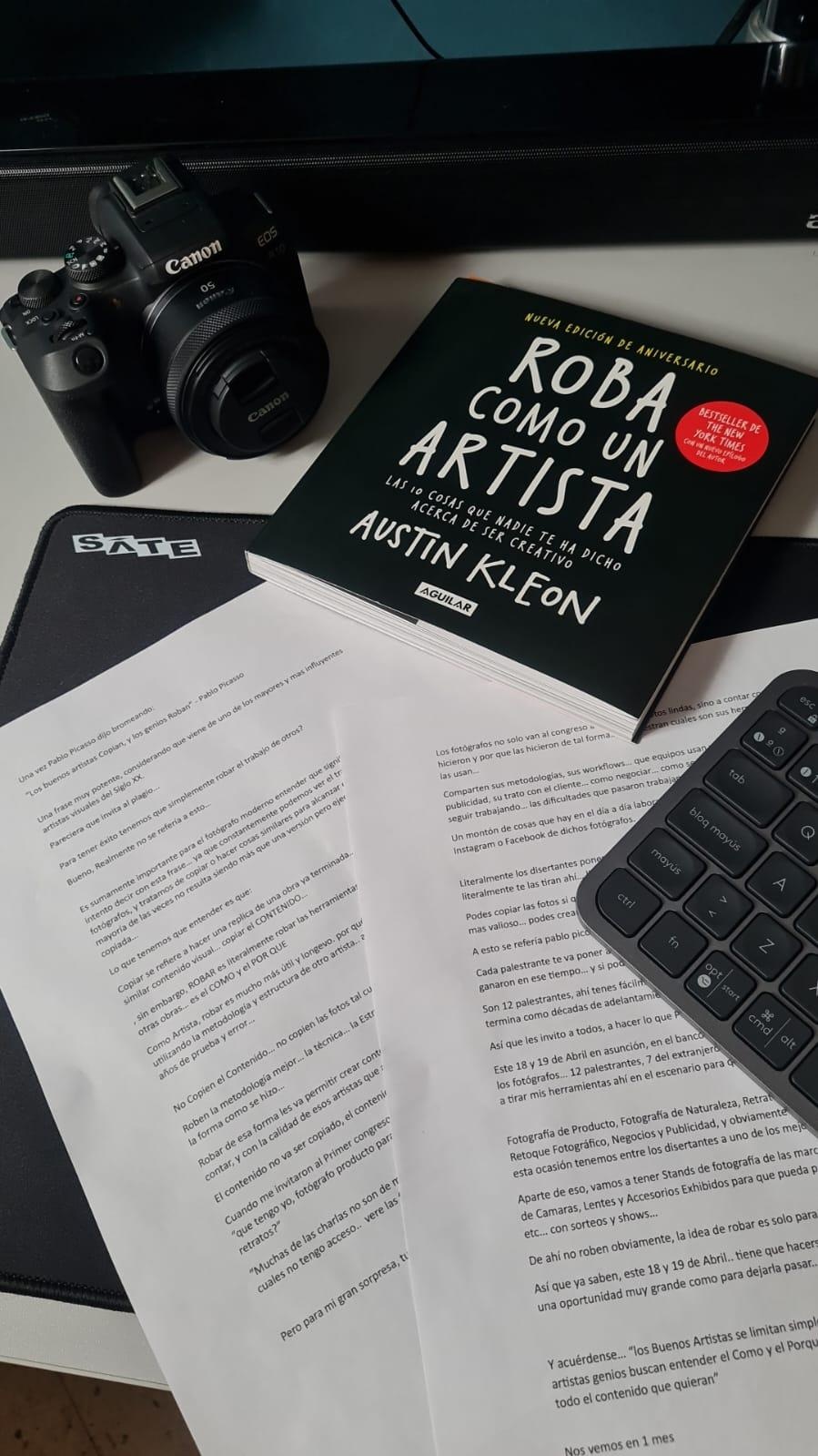 Invitation for a Photography Congress in Paraguay - student project