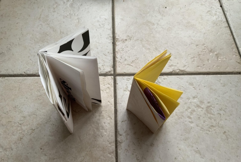 Marjon makes sketchbooks
