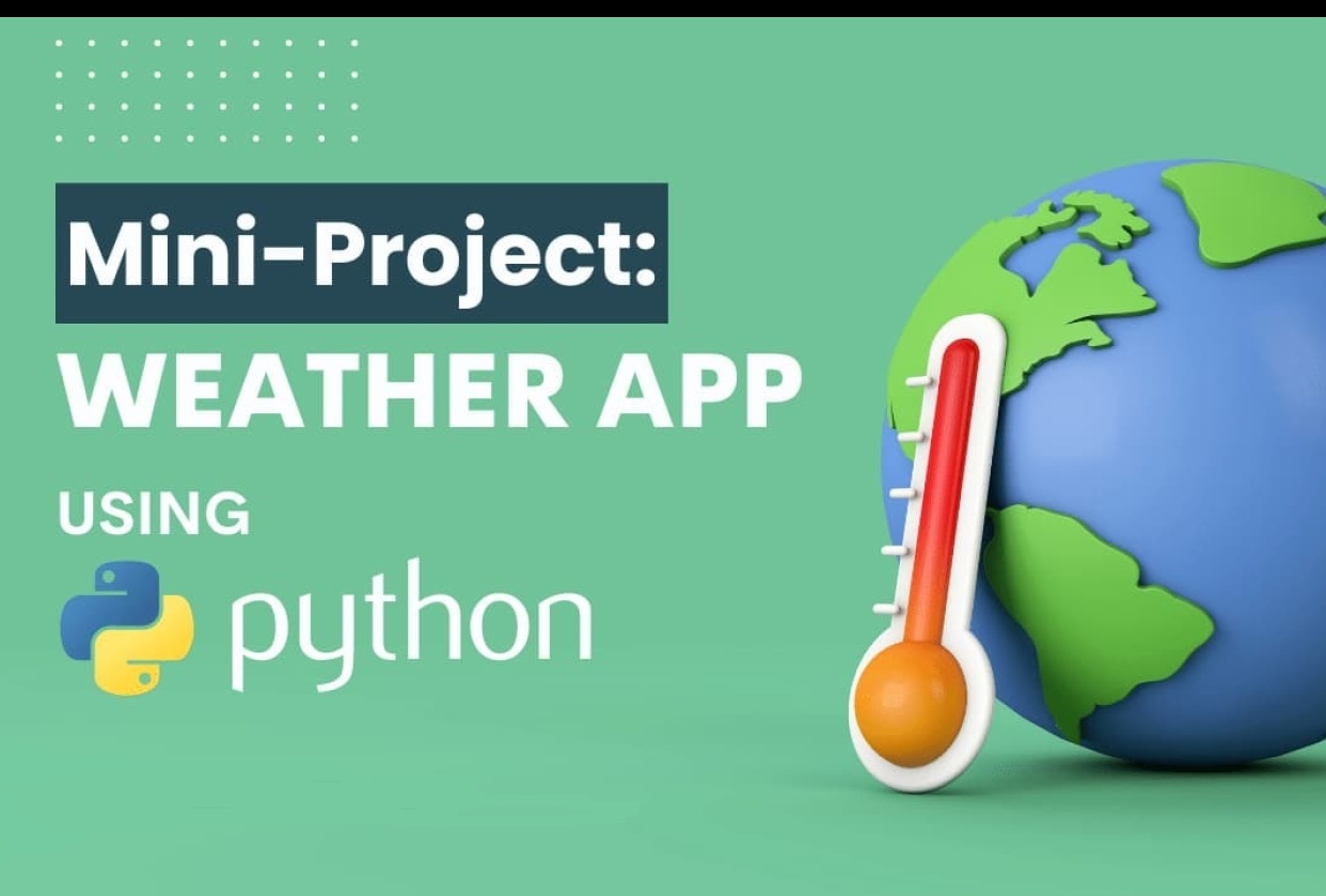 Weather app using python