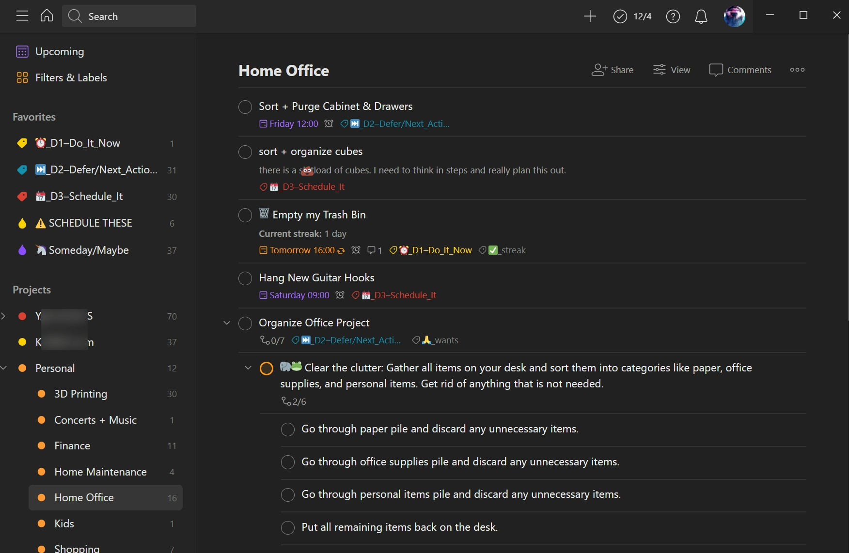 My Todoist - student project