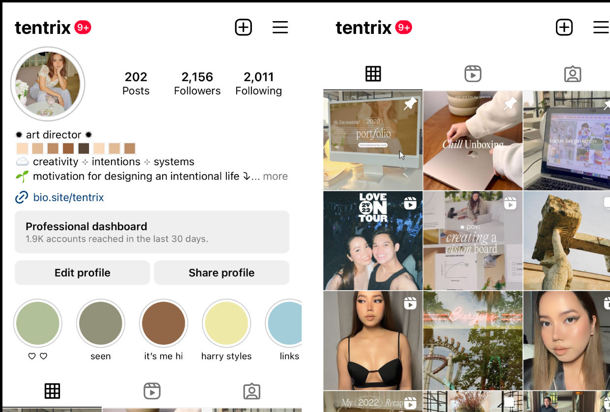 Project: My 2023 IG Profile - student project