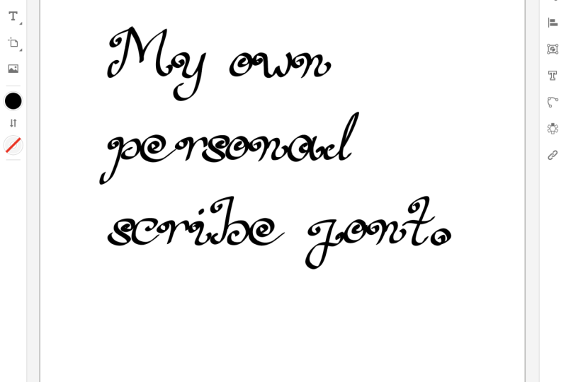 My own scribe