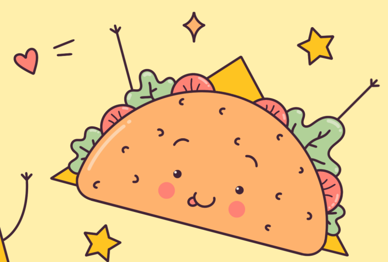 Simple & Cute Characters: Street Food Illustrations