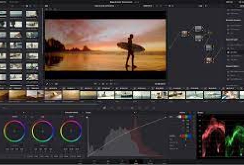 color grading in davinci resolve 18