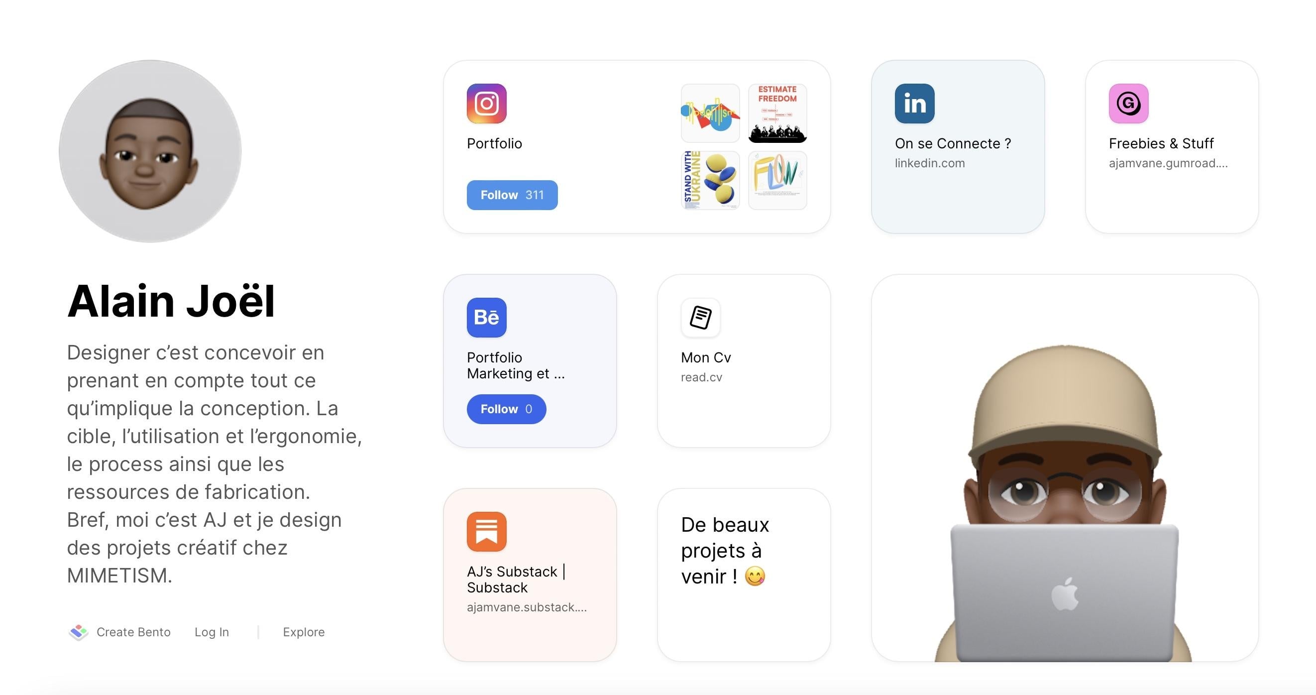 AJ - To help people to create great things