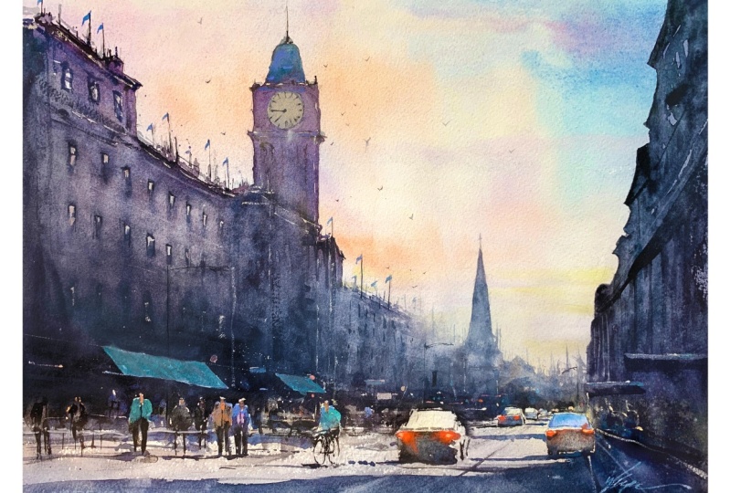 Capturing the Magic of a Sunset Cityscape