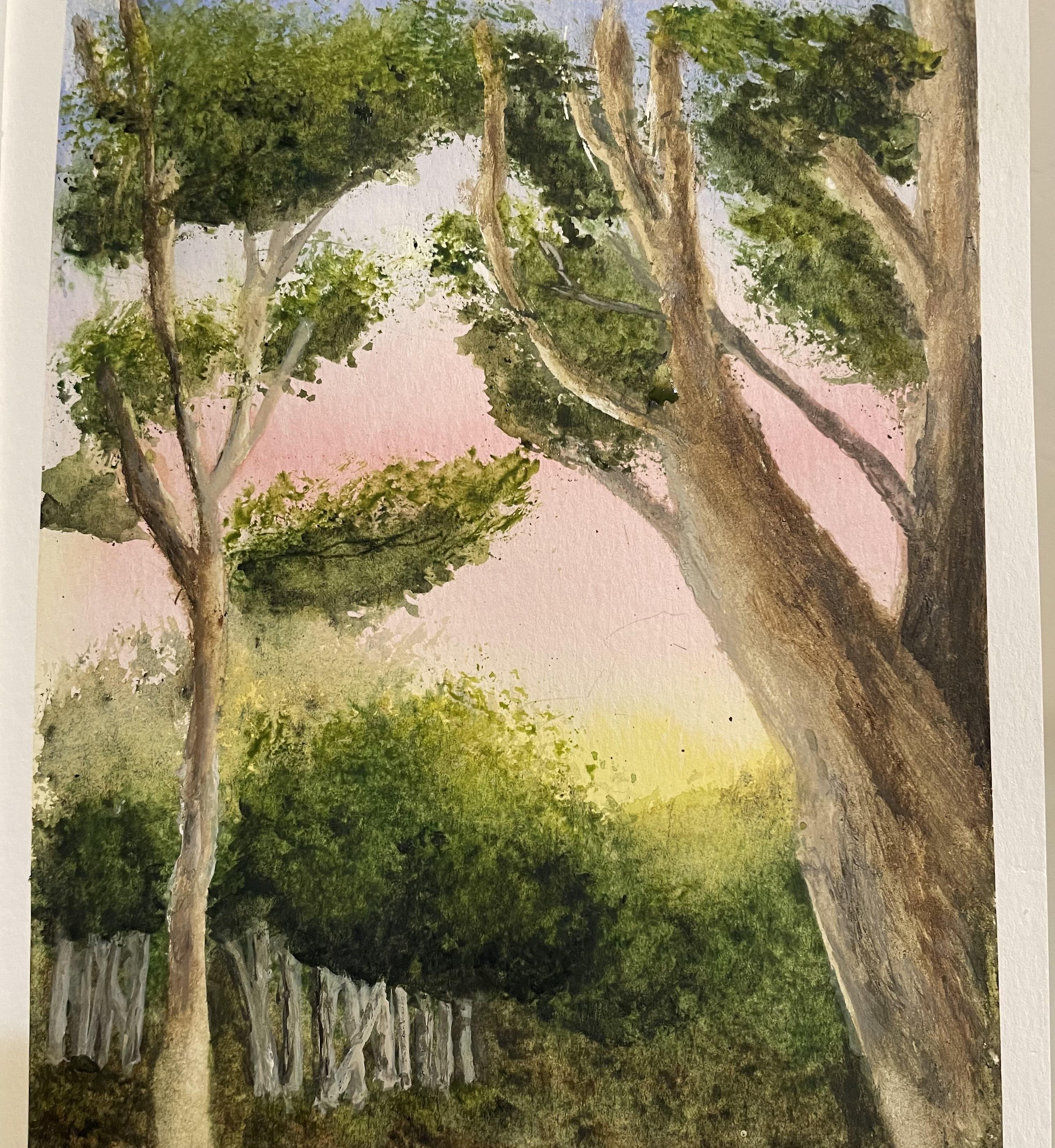 Ash Tree Landscape - student project