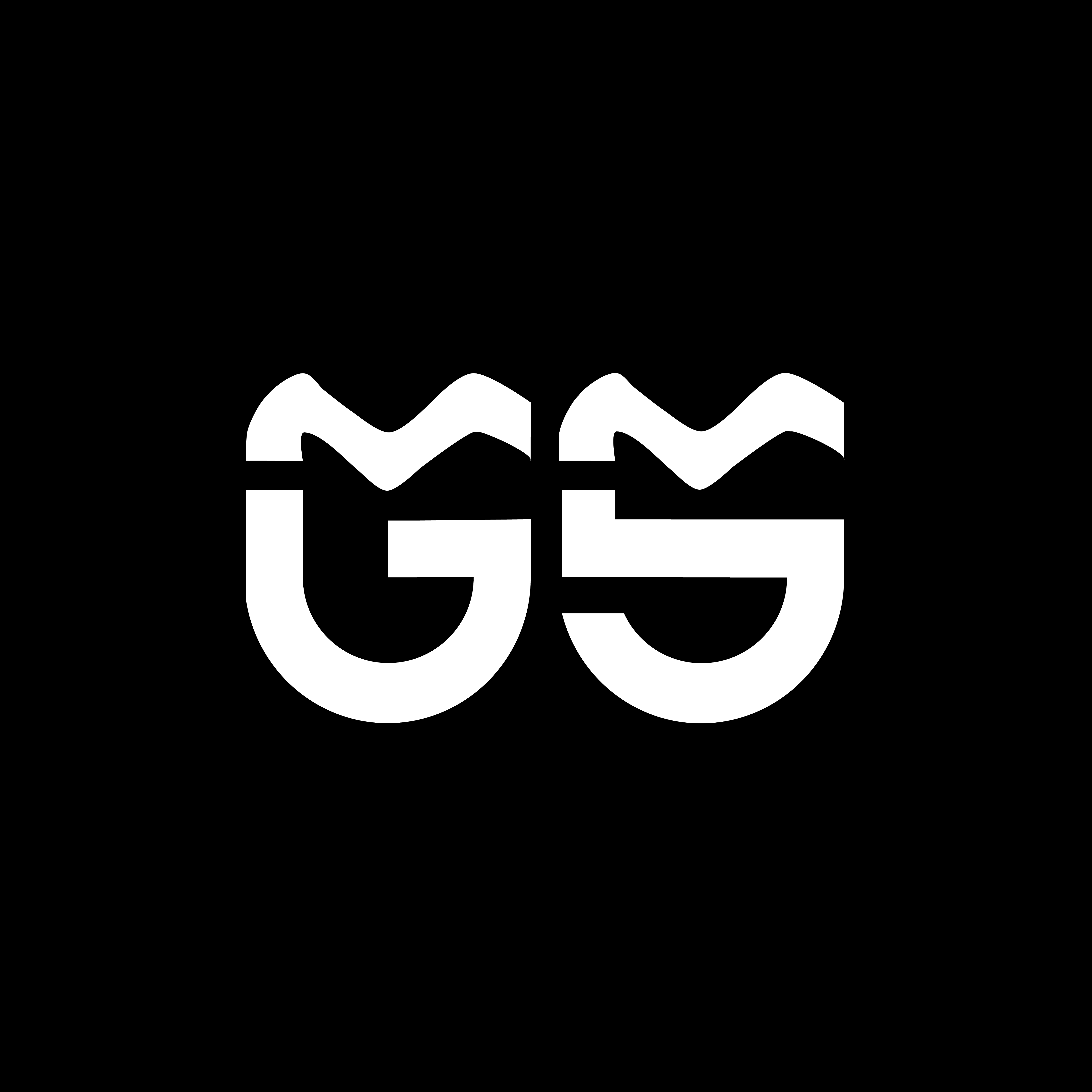 GS logo created using grids