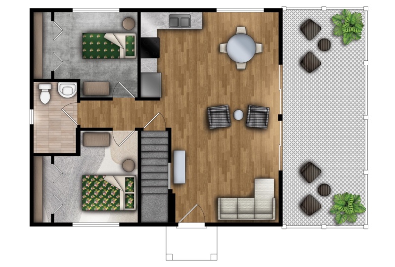 Floor Plan Render