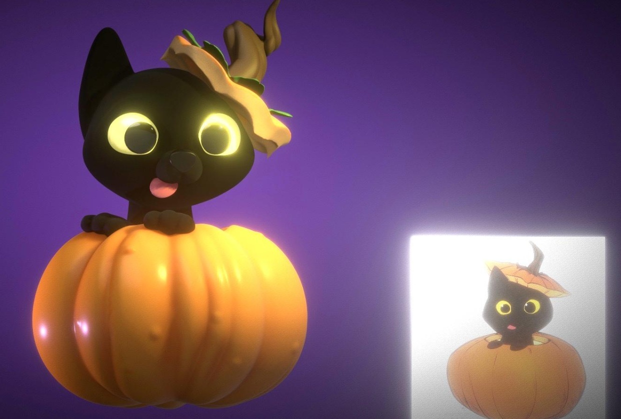 Blep Cat - student project