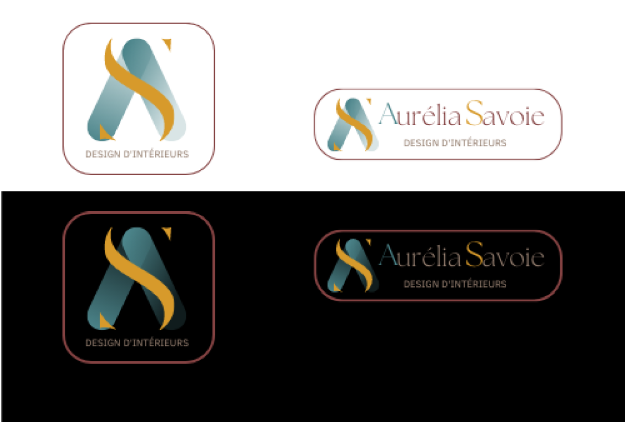 Monogram Logo for Interior designer - student project