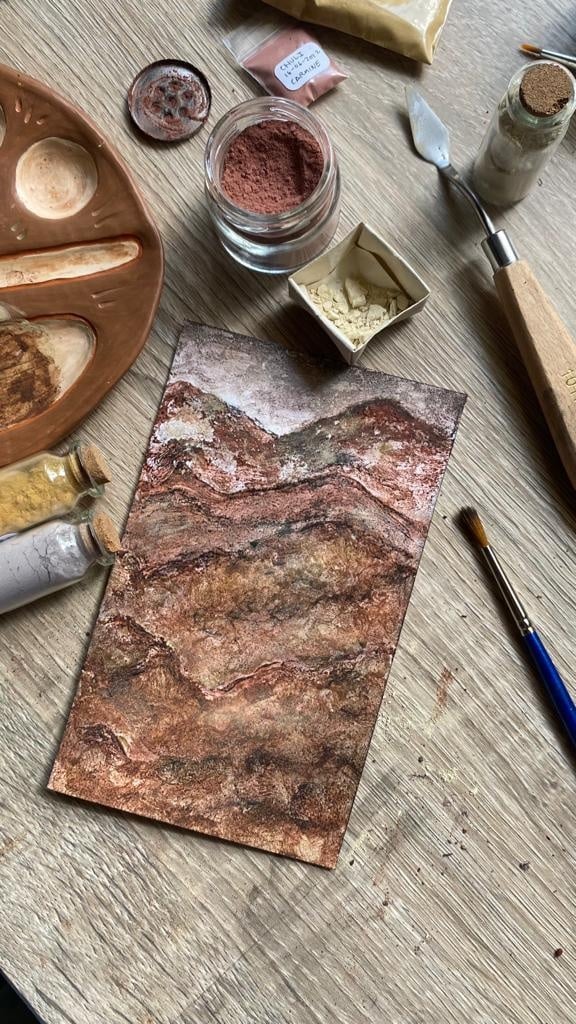Finding my palette and leaf paint