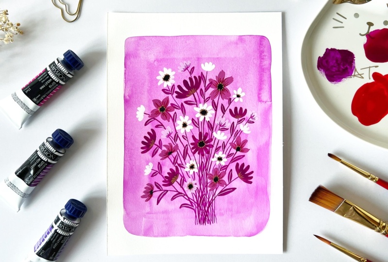 Gouache Florals